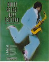 CULLY JAZZ FESTIVAL 1989 SAXOPHONE - Affiche originale