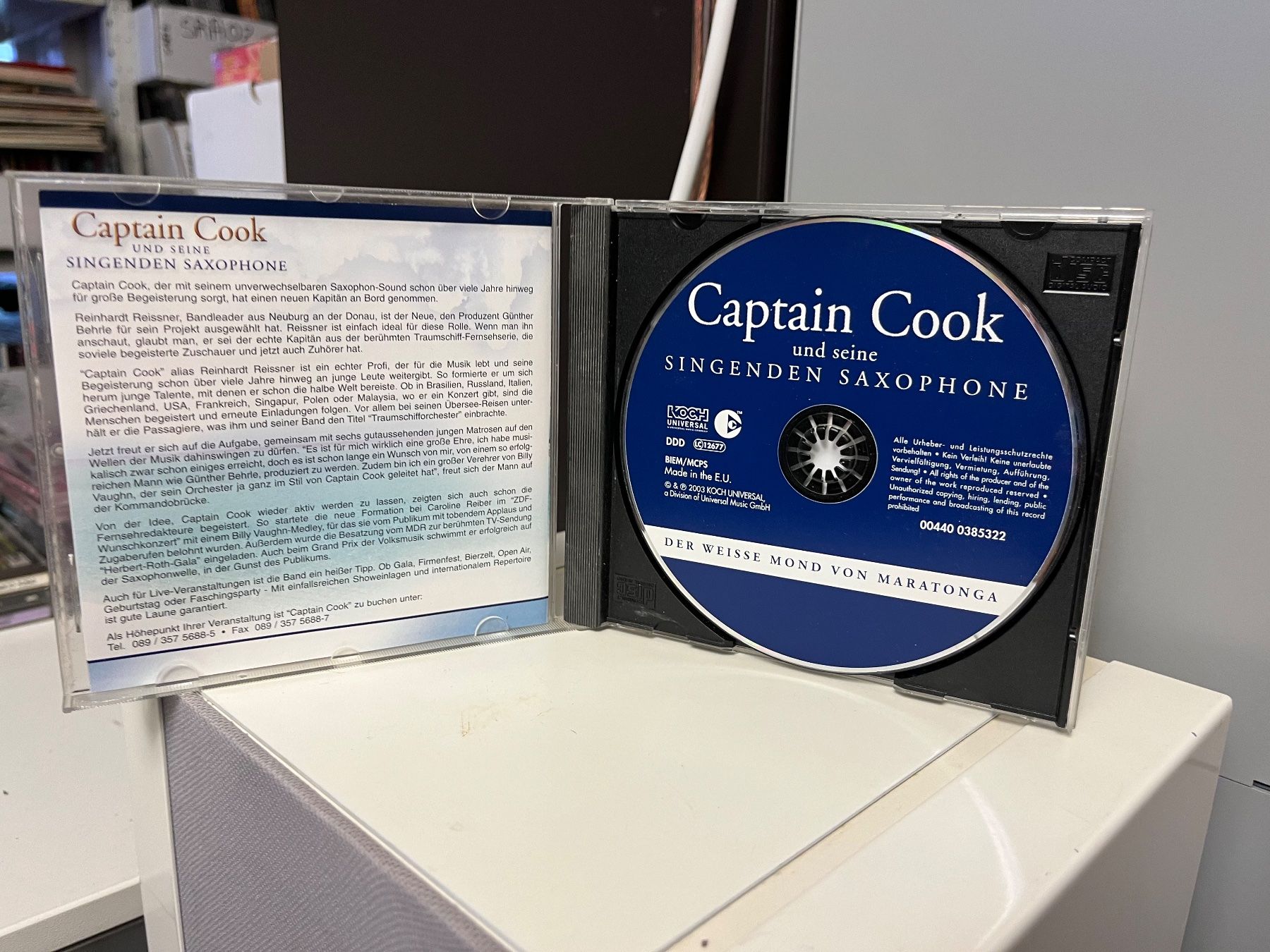 CD: Pavarotti + Captain Cook + Max Greger - HA11G – Usato da Küsnacht ZH venduto da swisssales.net 2