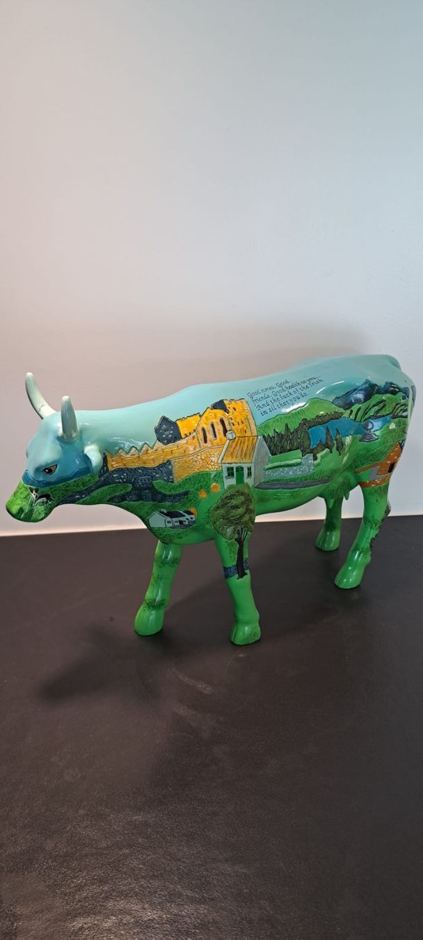 Tutte le decorazioni: Vaches décoratives style graffiti unique - Cadeau original! – Usato da Courchapoix venduto da Jubo1 2