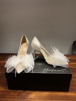 Brautschuhe High Heels, weiss