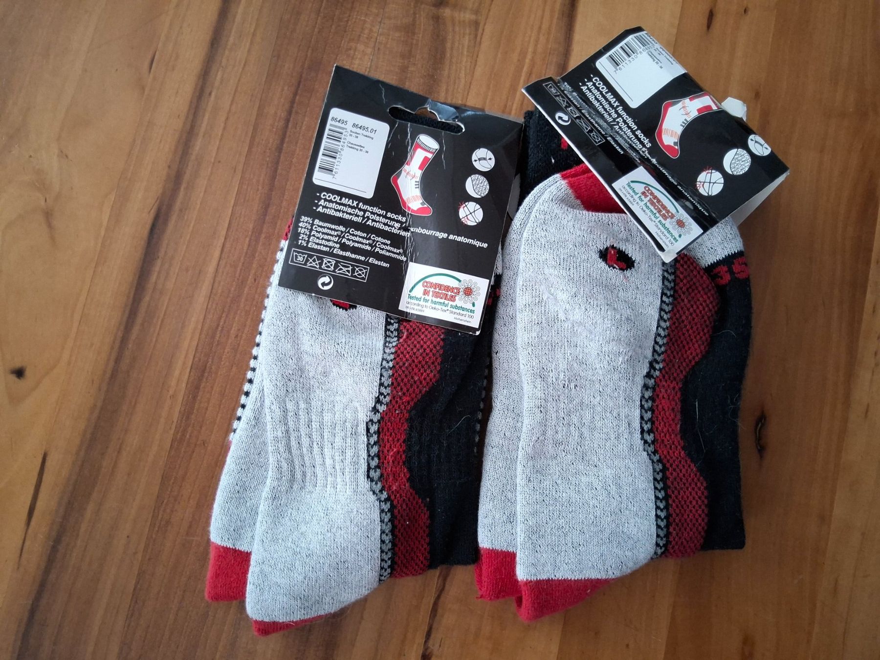 Calze: Trekking Socken 2 Paar – Usato da Sachseln venduto da Cadfael1 1