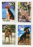Briefmarken "Hunde". Aruba