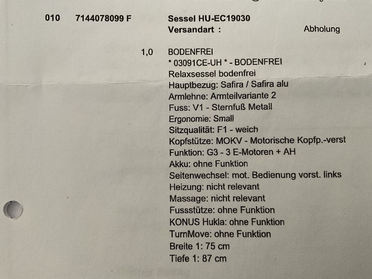Sessel: Relaxsessel mit Aufstehhilfe wie neu – Gebraucht aus Sulz AG von Dore73 5