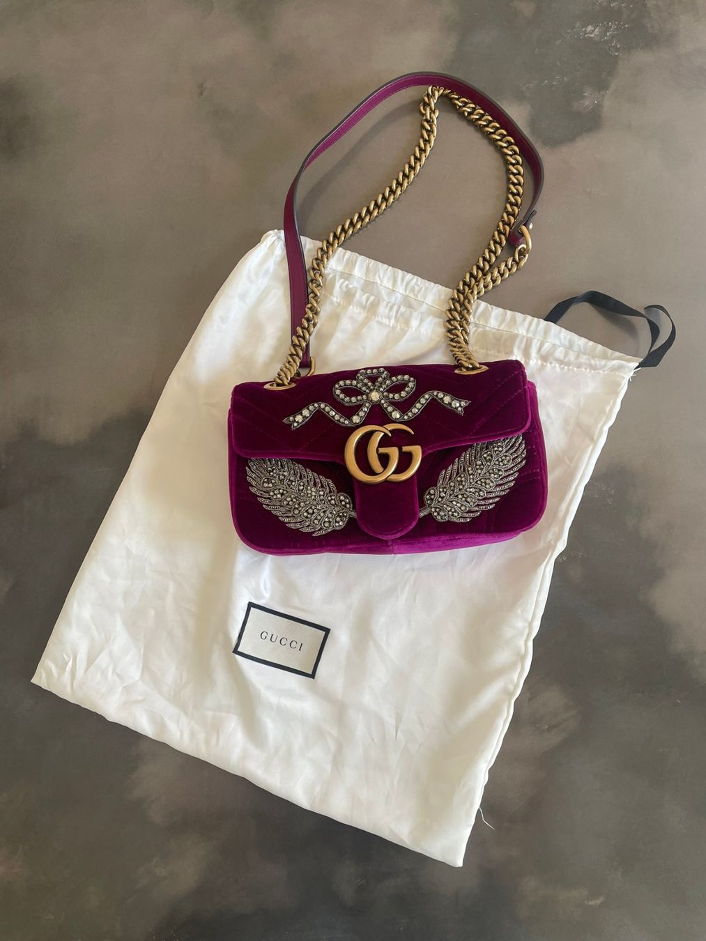 Gucci Borse da donna: Sac Gucci GG Marmont Flap – Nuovo (secondo la descrizione) da Lausanne venduto da generation