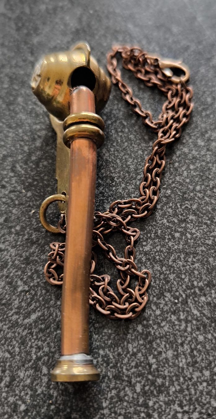 Pipe & Accessori: Bootsmann-Pfeife, Bosun-Pfeife, Steampunk Style – Nuovo (secondo la descrizione) da Schwanden GL venduto da UHRKNALL 4