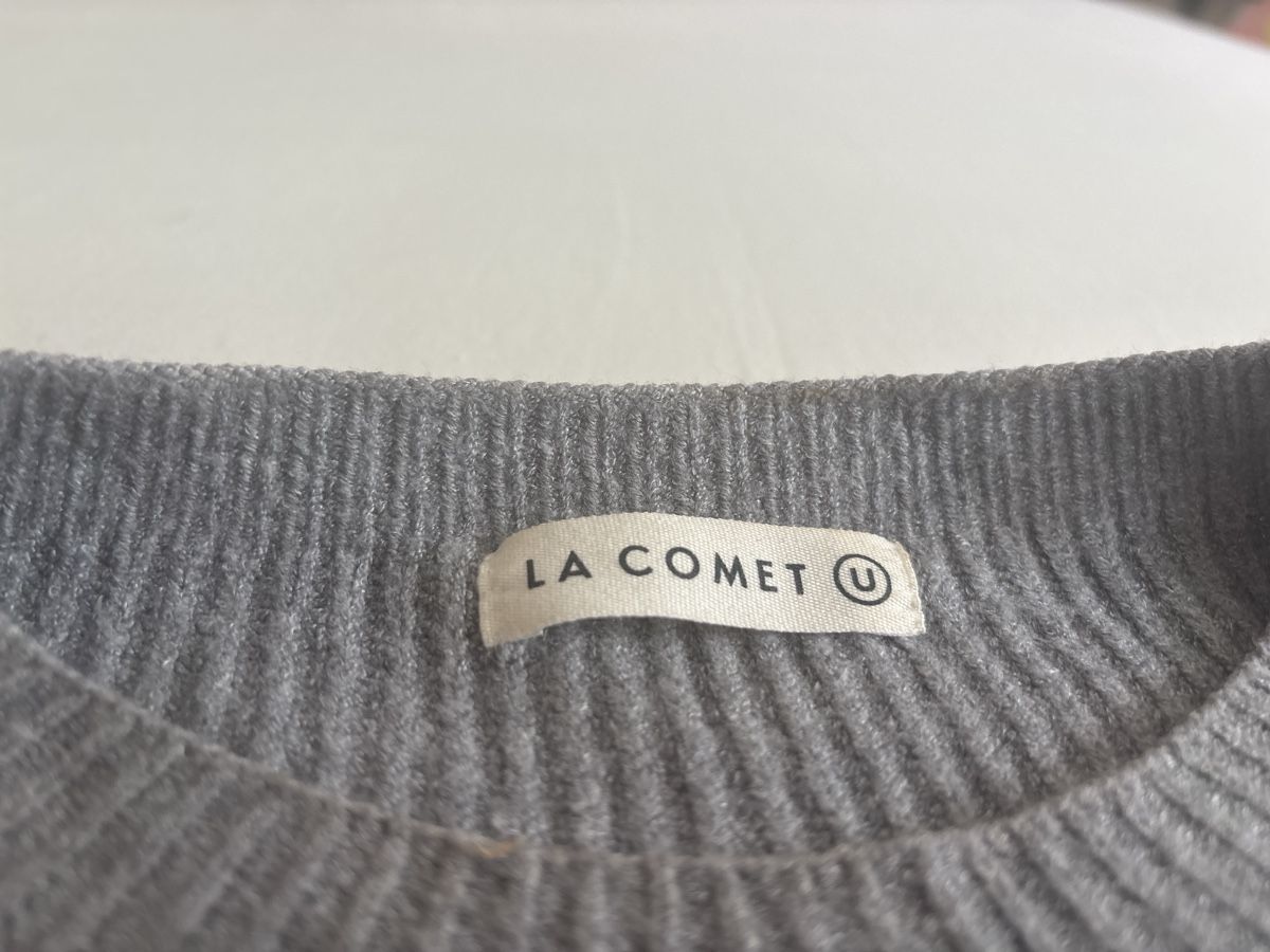 Maglioni & Felpe: Pullover grau gerippt Einheitsgroesse – Usato da Zürich venduto da maferv_23 2