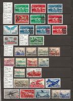 Lot CH Flugpostmarken ab 1932 - 1948 : KP 580.--