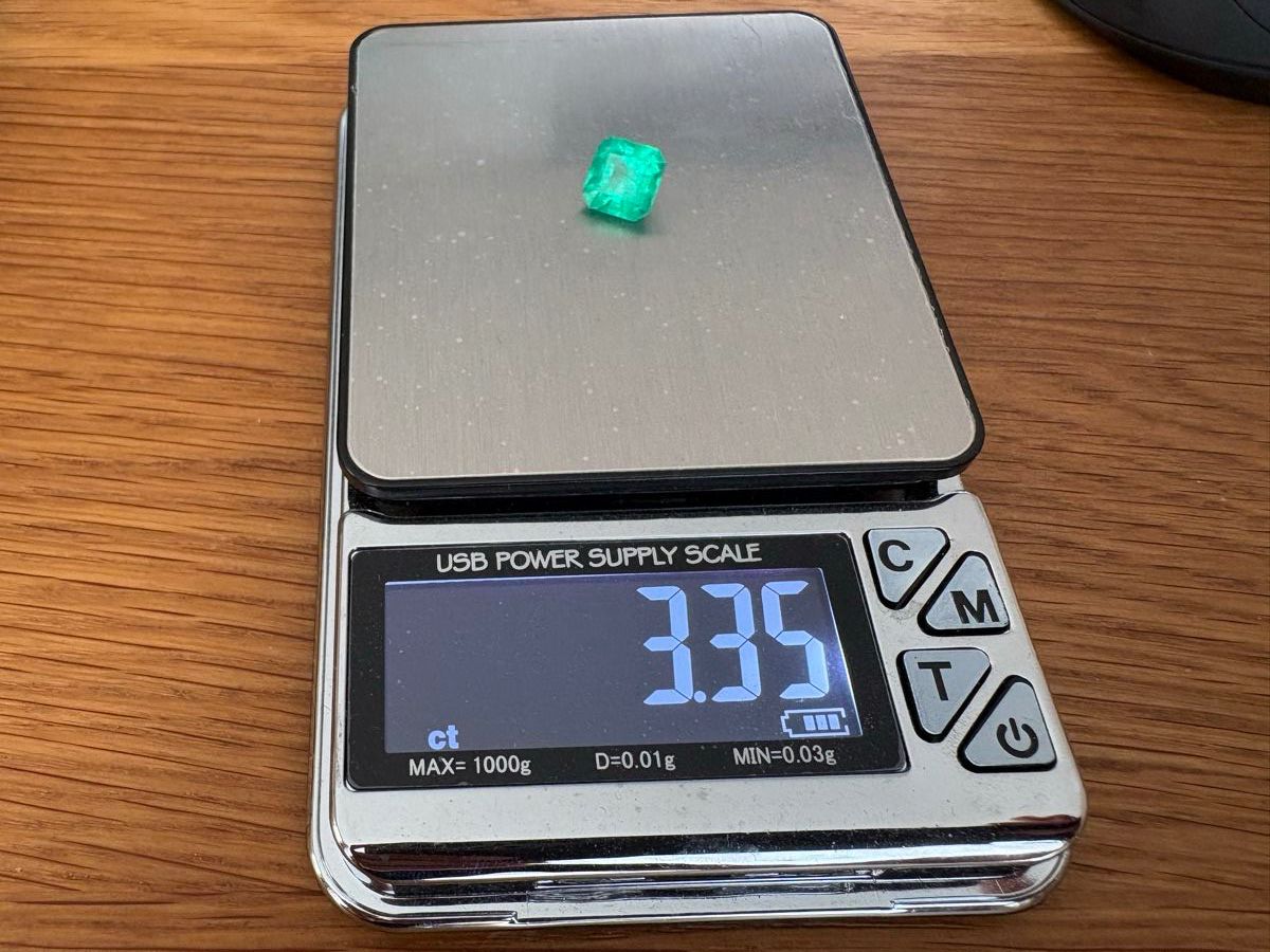 Edelsteine: Emerald Colombie 3.35 ct ab1.- – Neu (gemäss Beschreibung) aus Schliern b. Köniz von Hiel 3