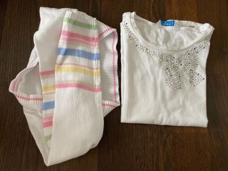 Mayoral T-Shirt & Bolero, Gr.122, weiss