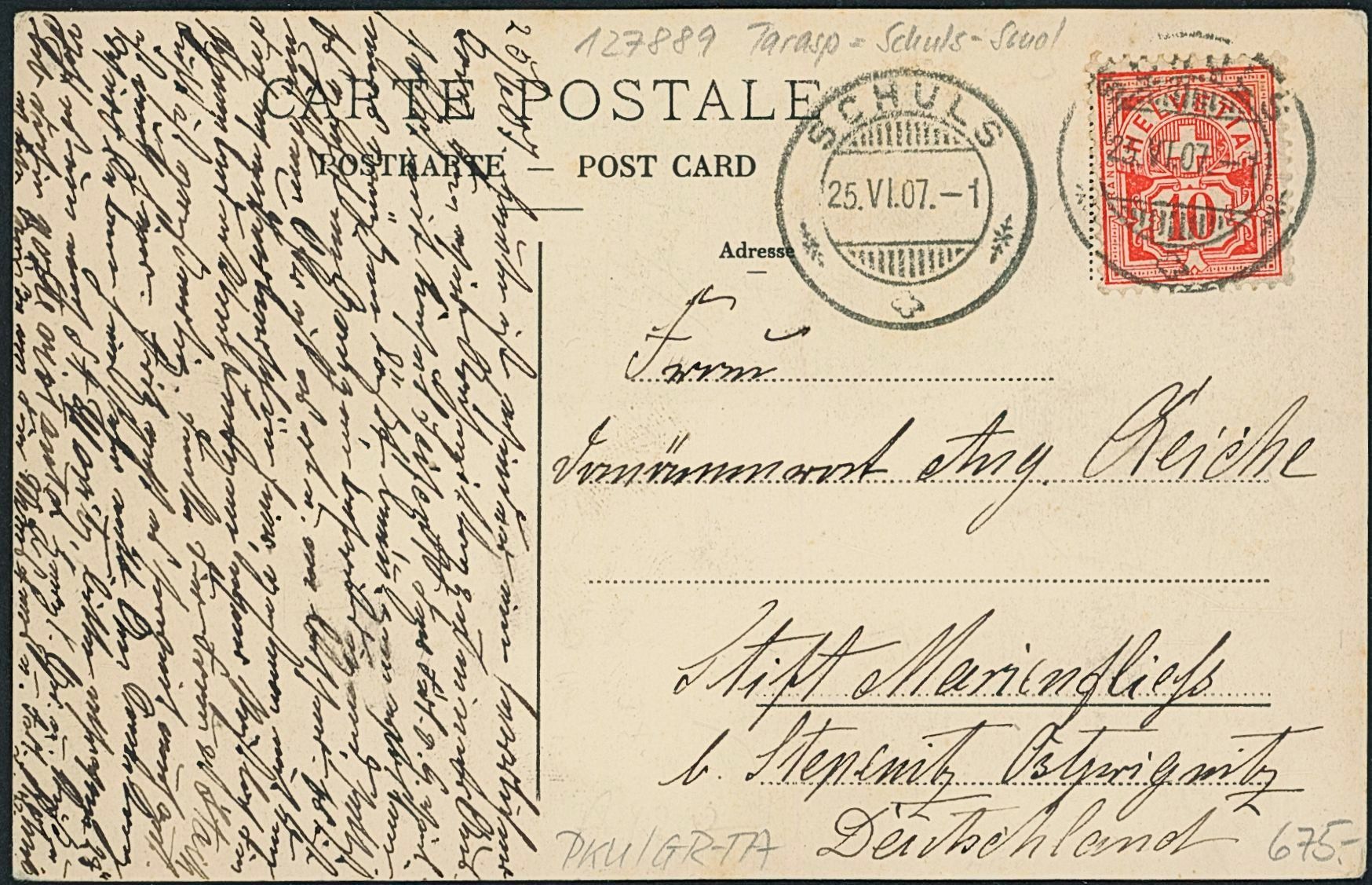 Cartoline postali: GR Tarasp - Post - Postkutsche - Schuls - Scuol – Usato da Schindellegi venduto da masutka7 1