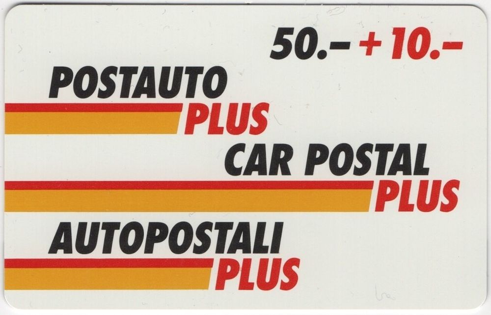 POSTAUTO PLUS Karte (Gebraucht) in Eglisau für CHF 5 – mit Lieferung ...