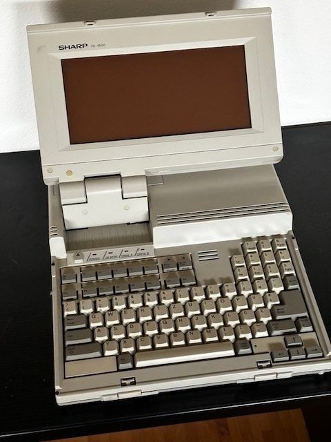 Sharp Notebooks: Sharp Laptop PC 4502W Rarität – Defekt aus Rümlang von