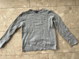 Tommy Hilfiger Pullover Frauen, Gr. M, Strickpullover grau