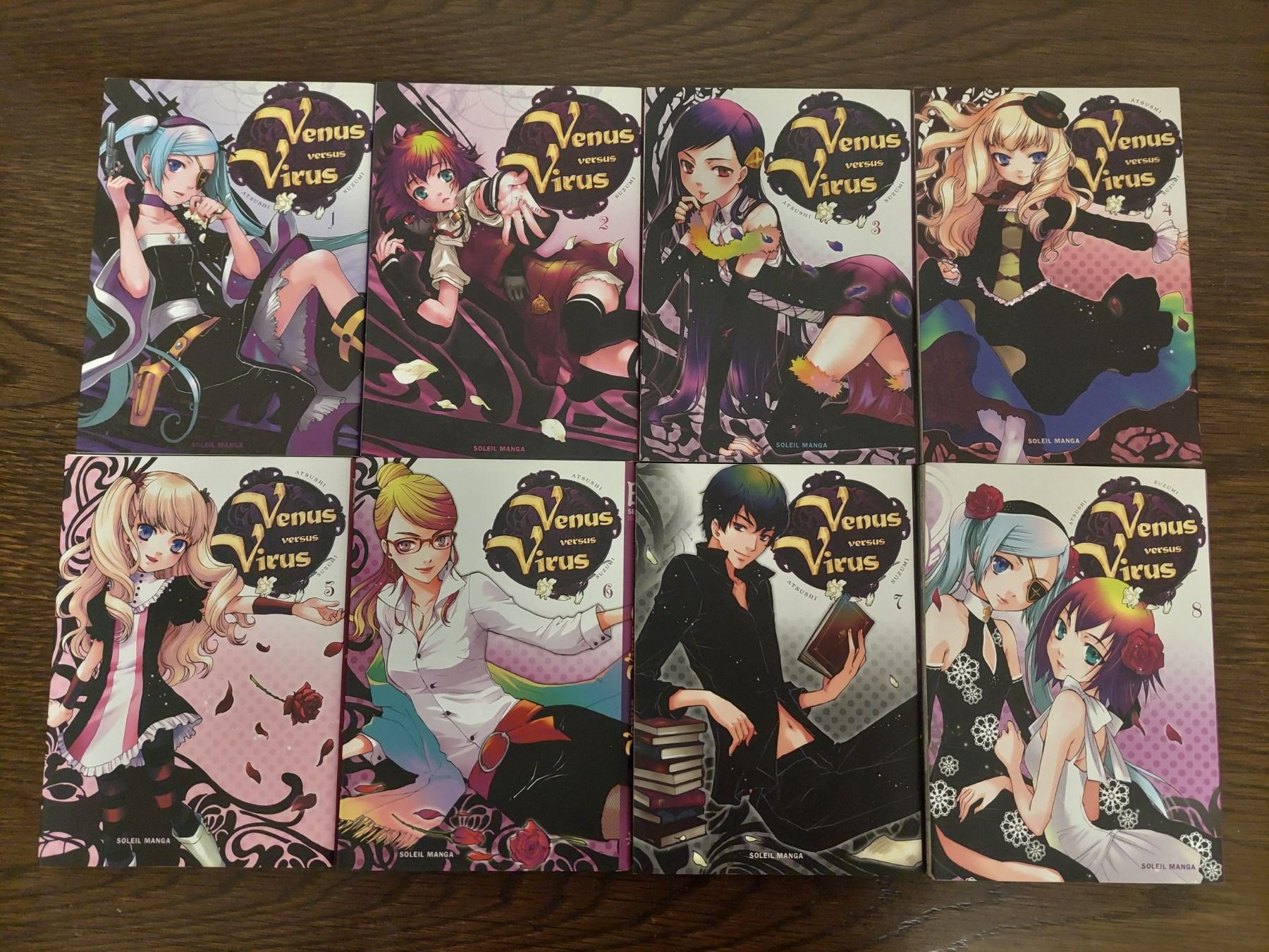 Fumetti: Venus versus Virus, tome 1-8, série complète – Usato da Allschwil venduto da Mikan02