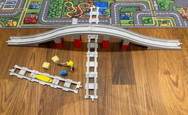 10872 LEGO Eisenbahnbrücke und Schienen
