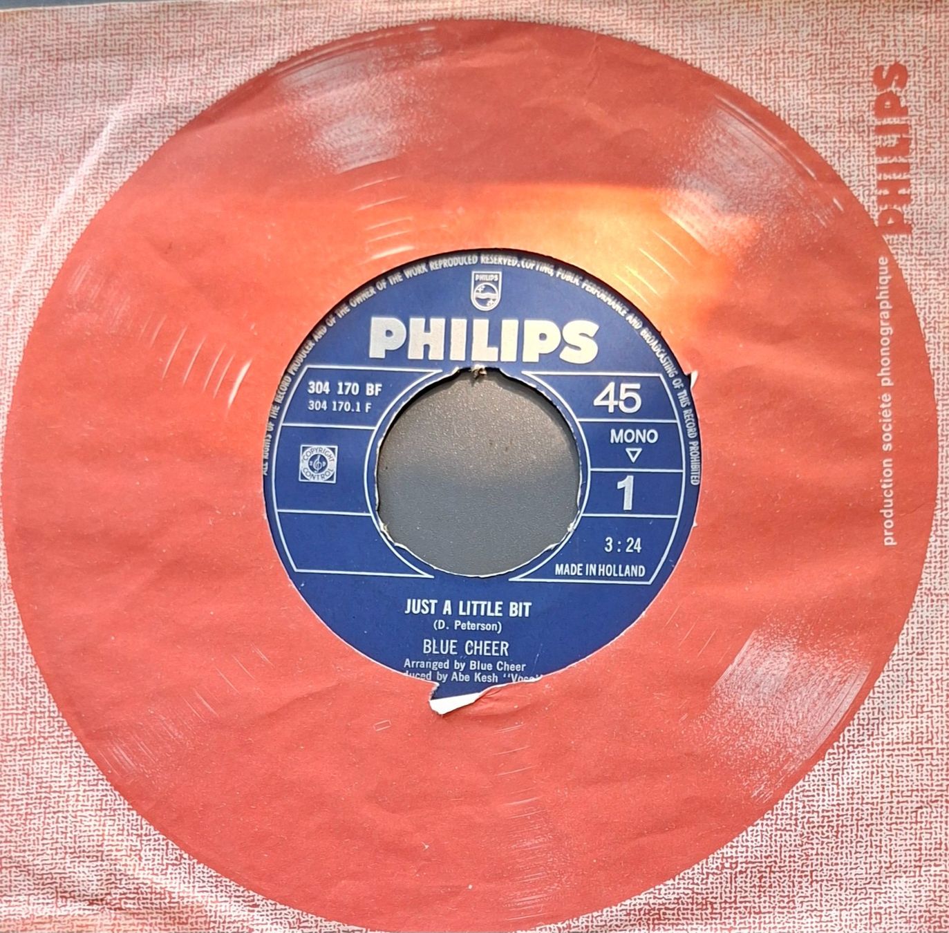 Dischi in vinile: Vinyl-Single Blue Cheer - Just A Little Bit – Usato da Langenthal venduto da Modo39
