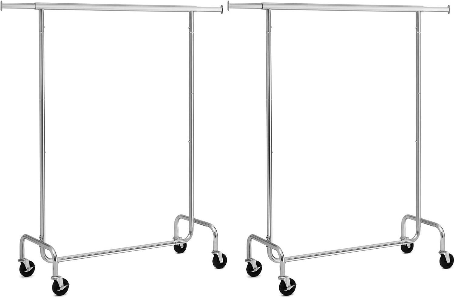 Guardaroba: Kleiderständer, 2er Set, Kleiderstangen mit Rollen – Nuovo e nell'imballaggio originale da Bülach venduto da StoreInShop.com