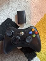 Xbox 360 Wireless Controller Schwarz mit AkkuPack guter Zust