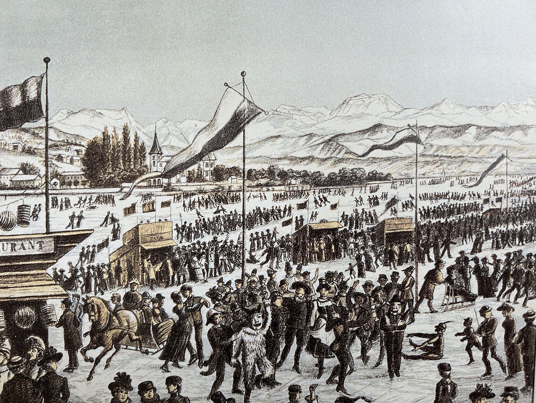Poster & Bilder: SEEGRÖRNI IN ZÜRICH 1891 – Gebraucht aus Zürich von Domus09 9