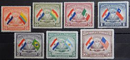 Paraguay Kat. 578-584 ** 1945 Kat. 40 Euro