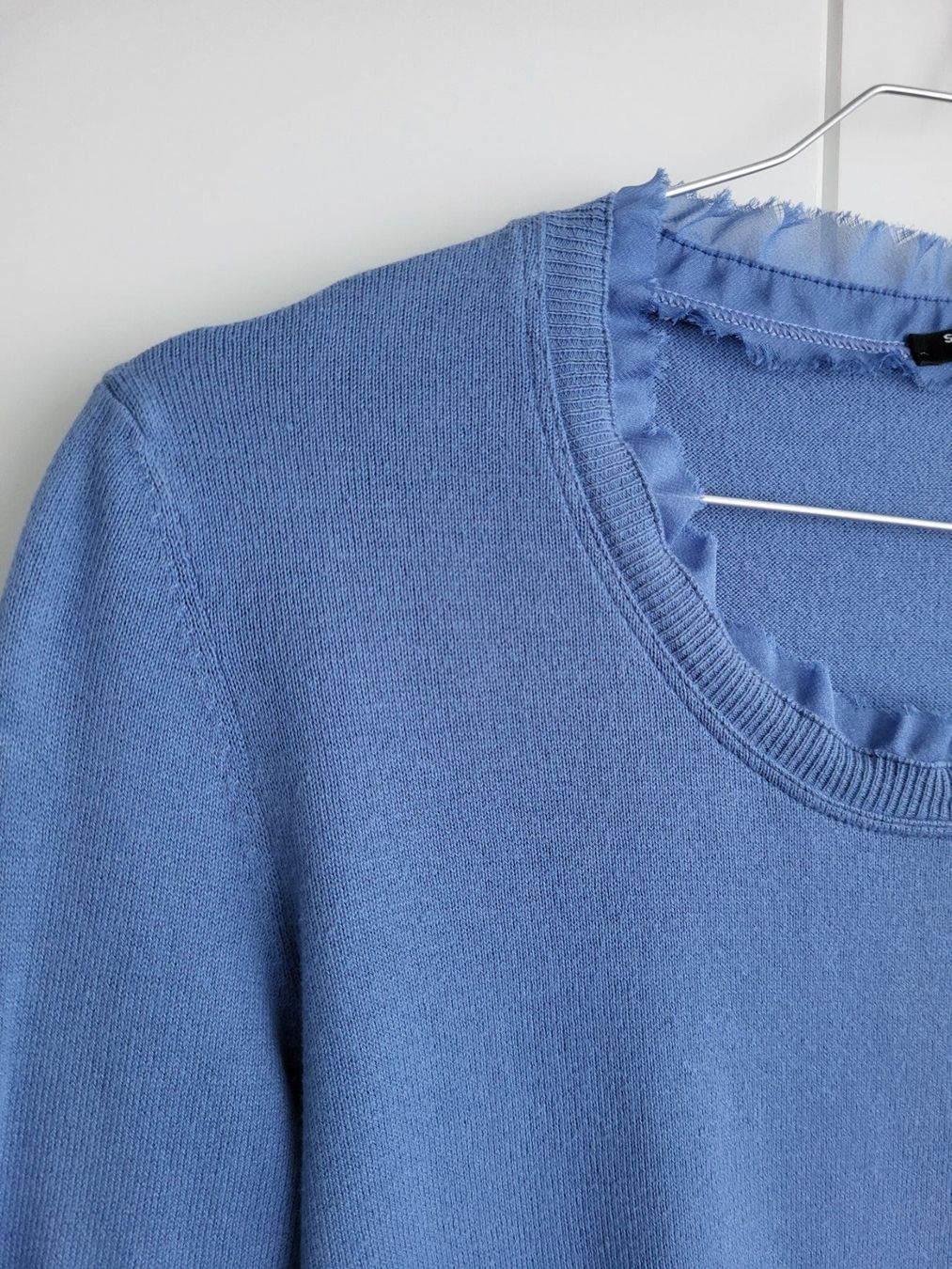 Sisley Pulls & Sweat-shirts: Sisley Damen Pullover, Gr. M - Hellblau, Baumwolle – D'occasion à Baar par clar6 1