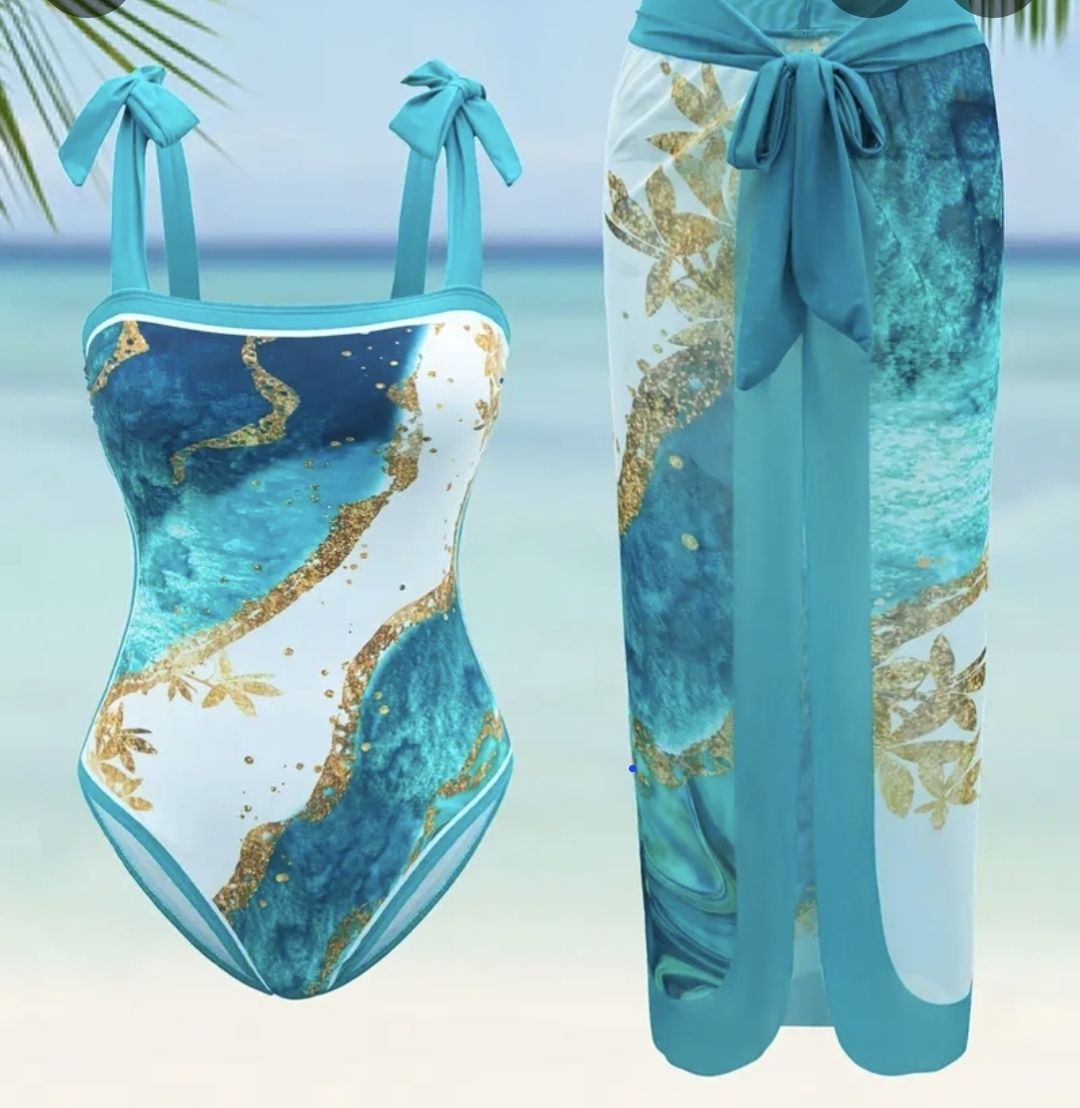 Costumi da bagno & Bikini: Badeanzug mit Umhängetuch – Nuovo e nell'imballaggio originale da Hagenbuch ZH venduto da sunneschiiii