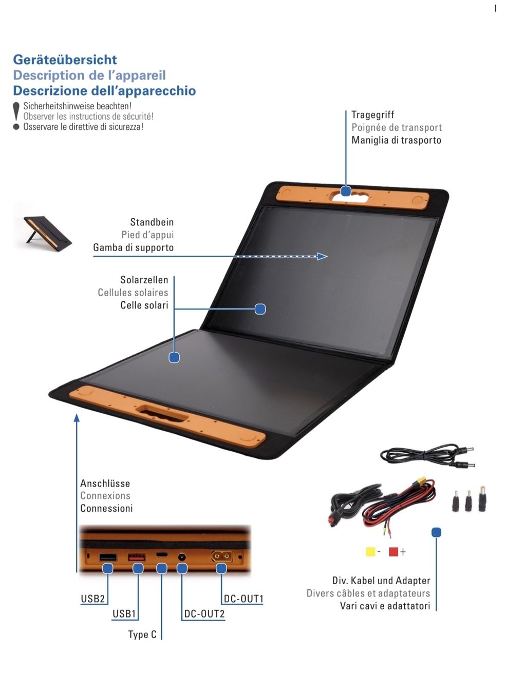 Solargeräte und Solarprodukte: Solar Panele Faltbar 100 Watt – Neu und originalverpackt aus Niederhelfenschwil von SwissQuack 2