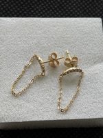 Wunderschöne Ohrstecker 750er/18K Gelbgold/Zirkonia