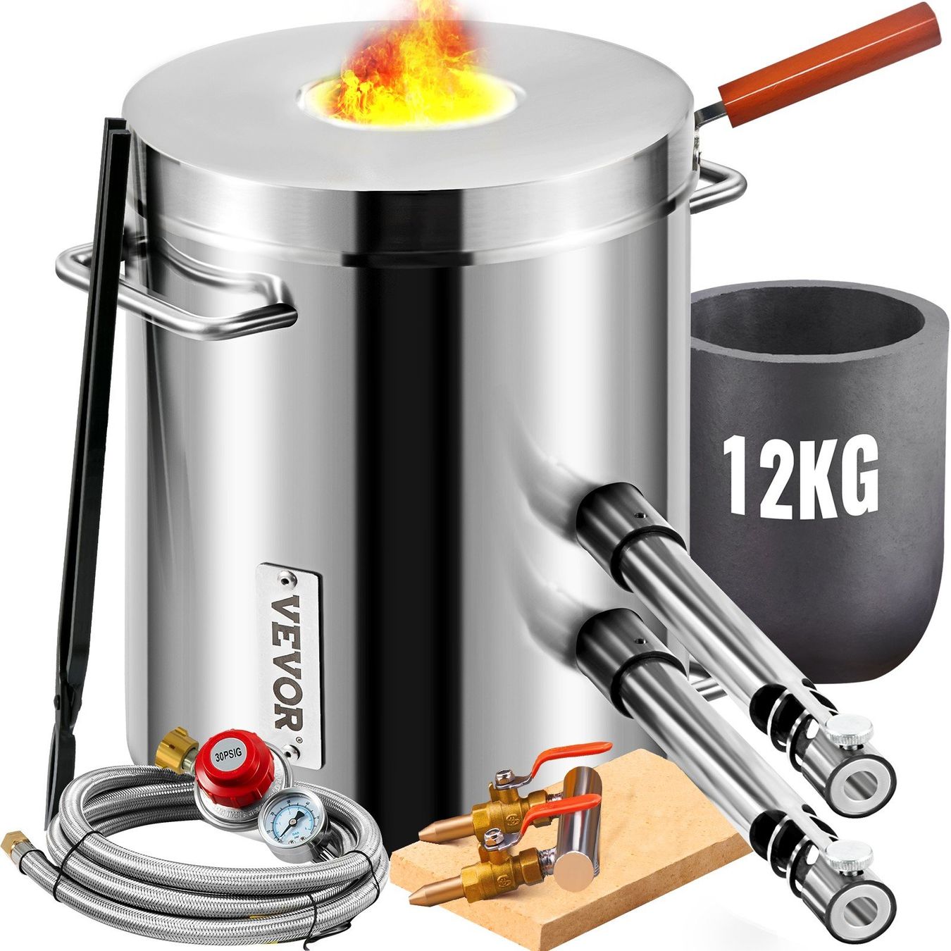 Camini: Propan Schmelzofen Set - 12kg Doppelbrenner – Nuovo e nell'imballaggio originale da Wallenwil venduto da toesstal-vertrieb