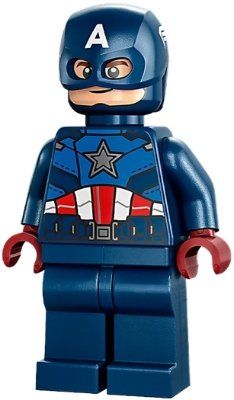 Lego Kit di costruzioni: Minifigure sh0852 Captain Ameri | LEGO Figur | NEU – Usato da Schneisingen venduto da 500_to_moon