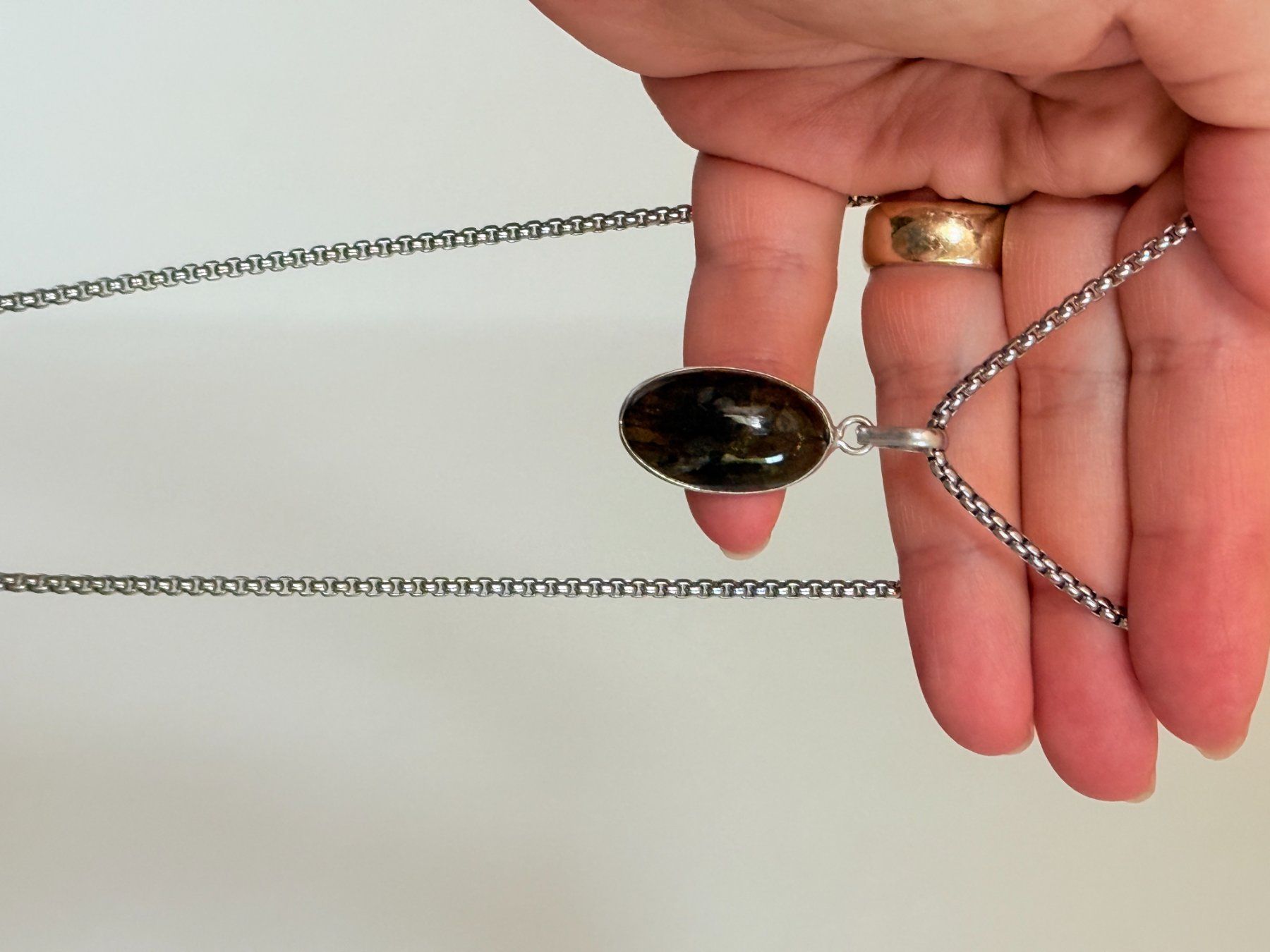 Catenine: Labradorite necklace – Nuovo e nell'imballaggio originale da Genève venduto da AGBERG 5