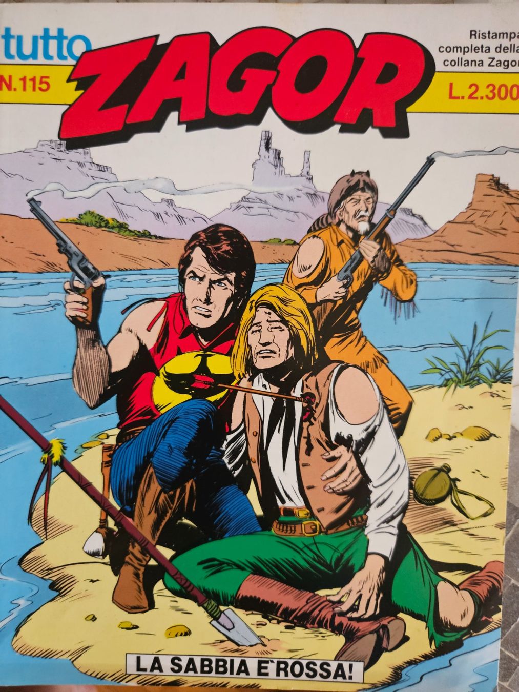 Comics: Zagor, La sabbia è rossa – Gebraucht aus Zürich von lorenzo167