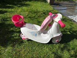 Kinder‑Rutschfahrzeug – weiss/pink