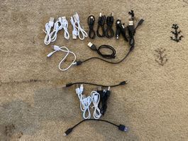 USB-Kabel USB-C und USB-Mikro