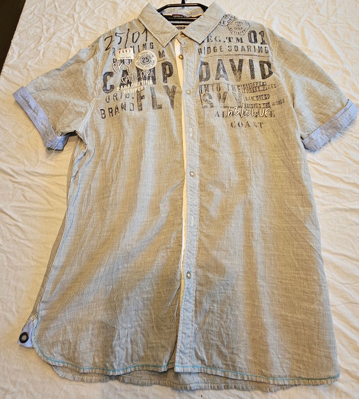 Camp David Hemden: Camp David Kurzarmhemd, Gr. L – Gebraucht aus Cham von Pfingsti