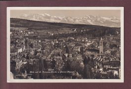 ZÜRICH - St. Antonius-Kirche - Glarner-Alpen - 1923