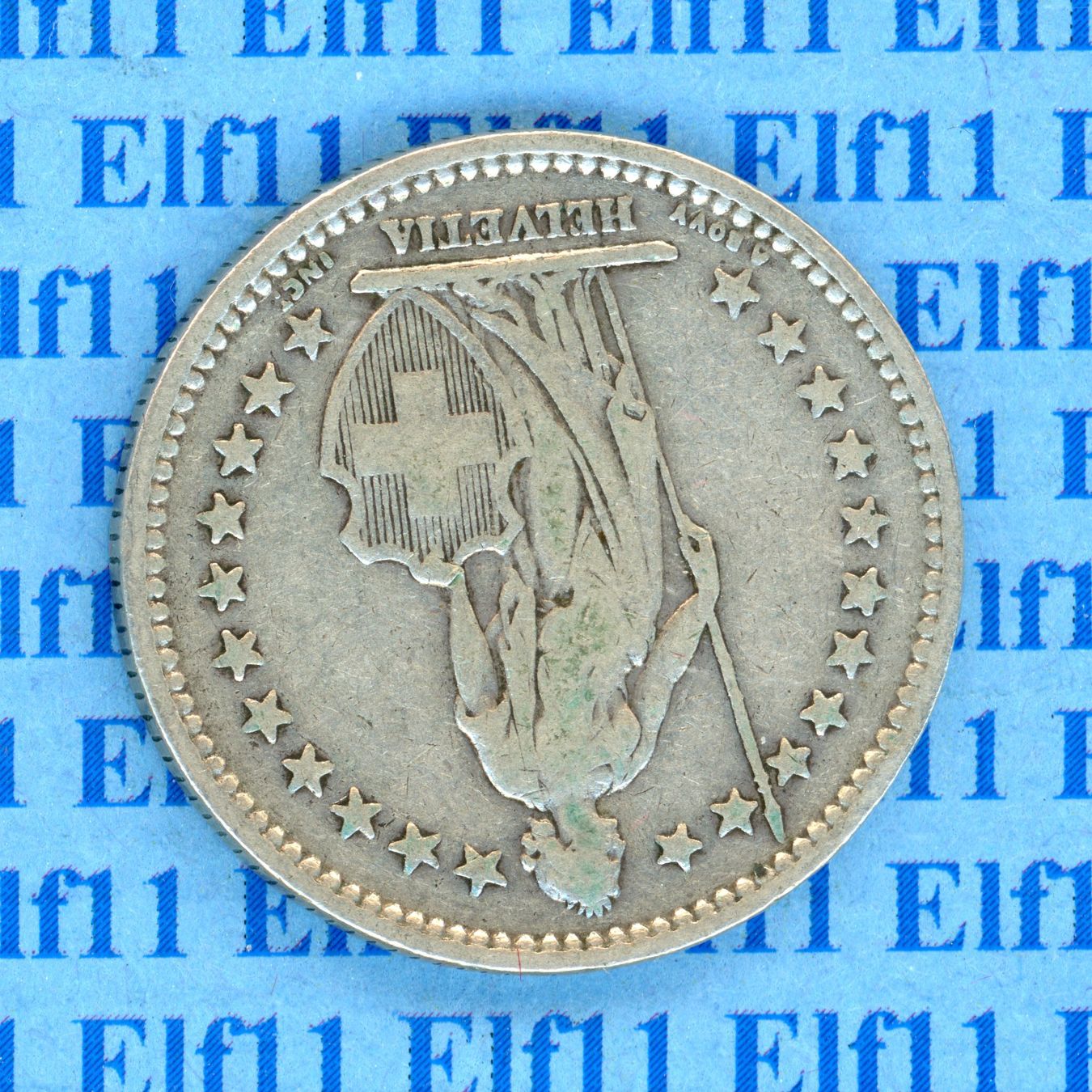 Tutti le monete: CHF___2.00 1906 -ss 2 Franken – Usato da Widnau venduto da Elf11 1
