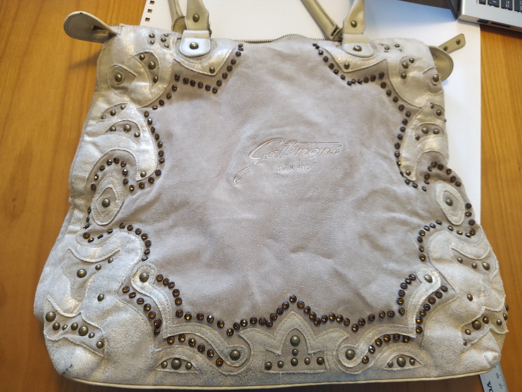 Gattinoni Borse da donna: Borsa in pelle Gattinoni jeans – Usato da Figino venduto da Palotta