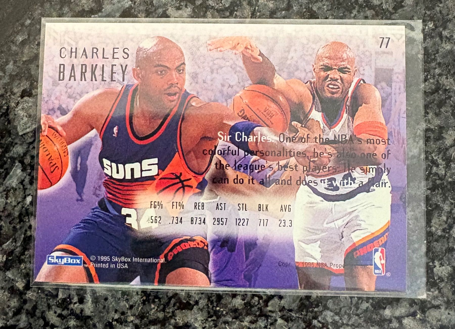 Nba Cartes à collectionner: NBA Charles Barkley Skybox E Motion 94/95 Card – Neuf (Voir description) à Muttenz par joba23 1