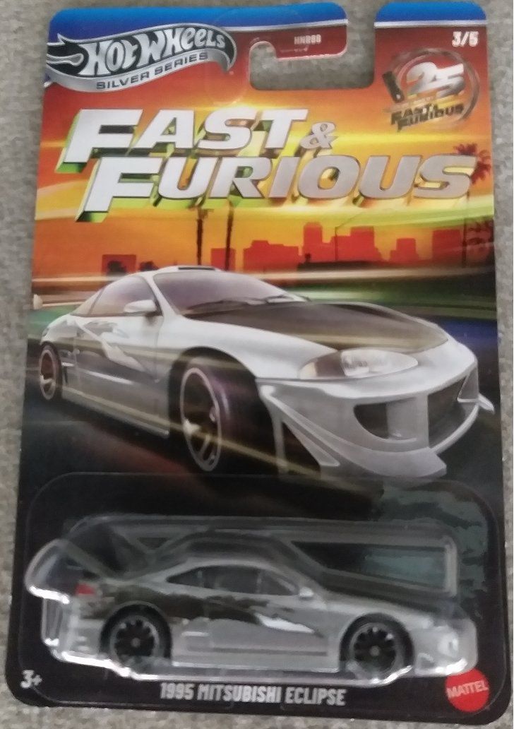 Mitsubishi Modellini d'auto: Hot Wheels Silver Series 1995 Mitsubishi Eclipse – Nuovo e nell'imballaggio originale da Brugg AG venduto da Evilweevil