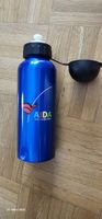 AIDA Getränkeflasche Trinkflasche blau Aluminium neuwertig