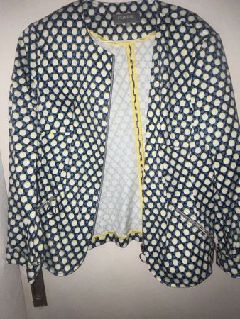 RABE Sommer Jacke, blau gepunktet, Grösse 44, Neu