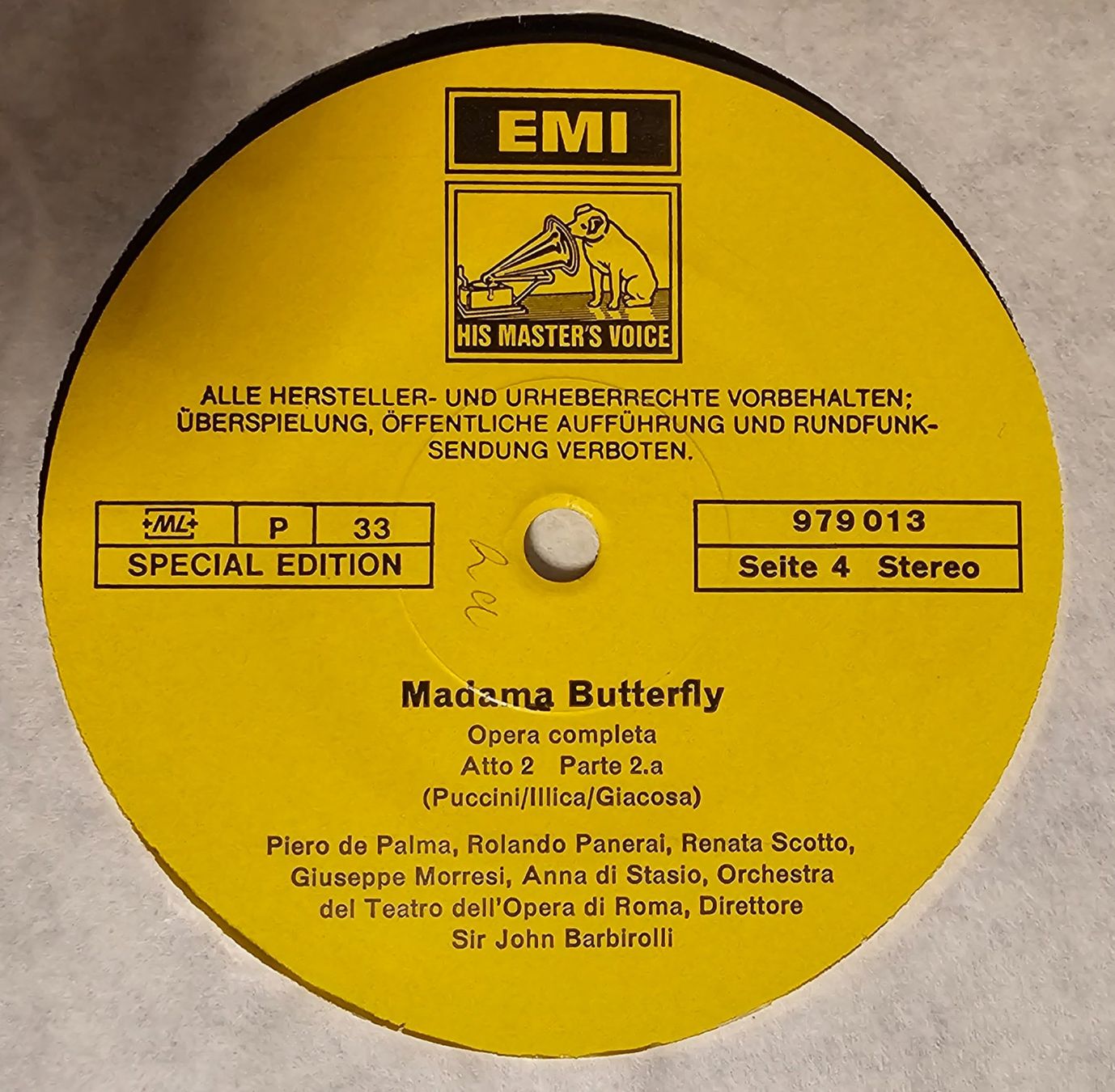 Dischi in vinile: Giacomo Puccini - Madama Butterfly – Usato da Wahlen b. Laufen venduto da Cg10 2