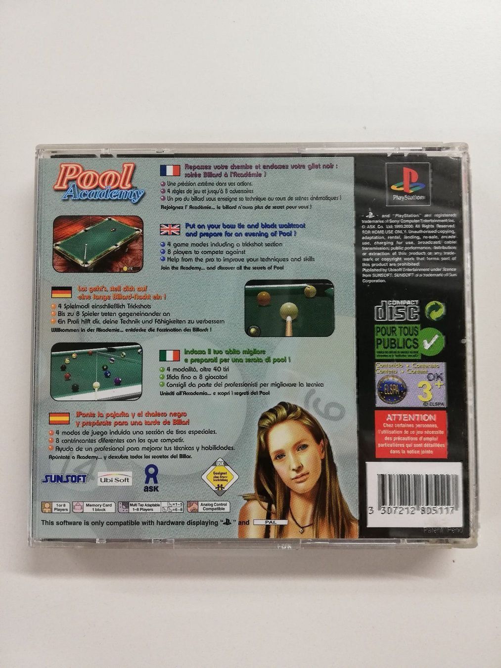 Sony Giochi: Pool Academy / Sony Playstation 1 – Usato da St. Gallen venduto da zorro_dc 1