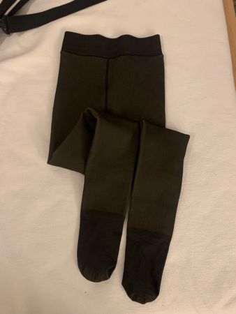Thermal Fleece Lined Winter Leggings - XS