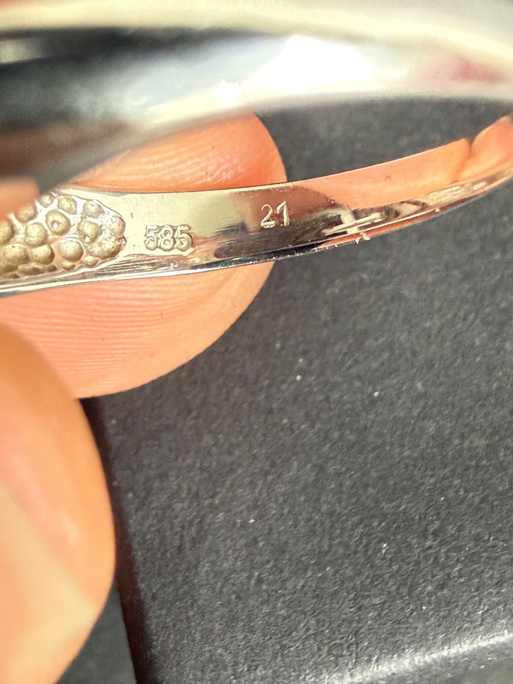 Anelli: Weissgold Ring mit Diamanten 585, 14K – Usato da Spiegel b. Bern venduto da Rogger72 3