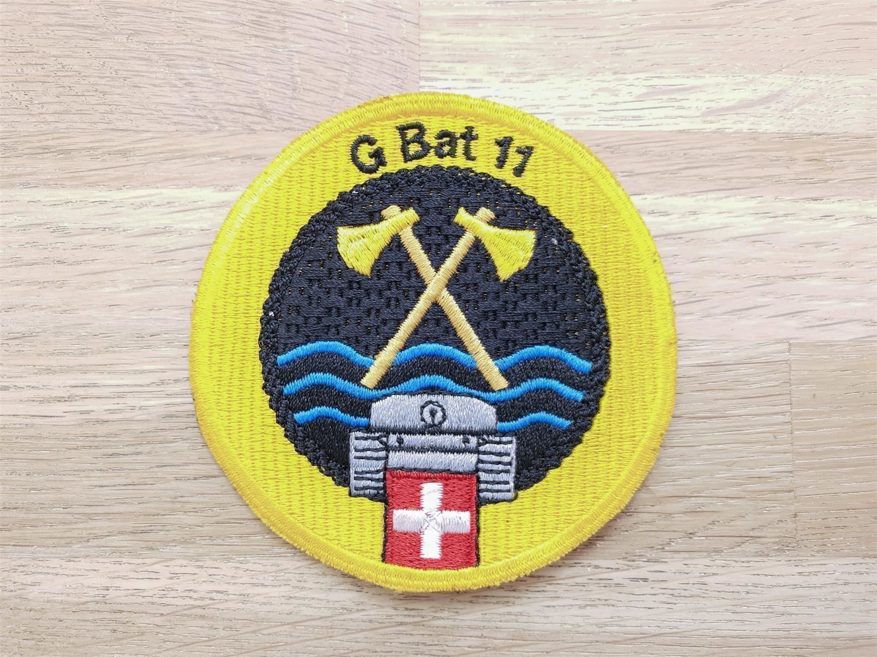 Placchette & Badge: Badge G Bat 11 schwarz – Usato da Erlinsbach venduto da S700