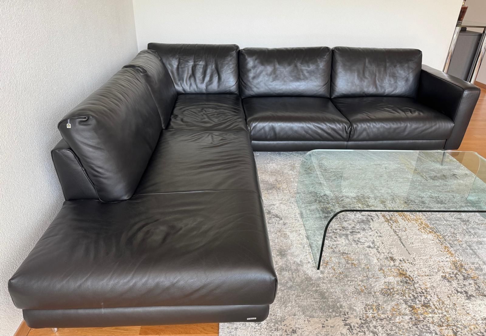 Koinor Divani: Elegantes Leder-Ecksofa – Usato da Zürich venduto da 2unlimited 2