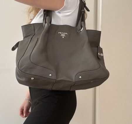 Prada Vitello Daino Leather Shoulder Bag