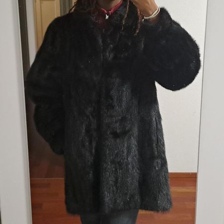 Dark Fur Coat